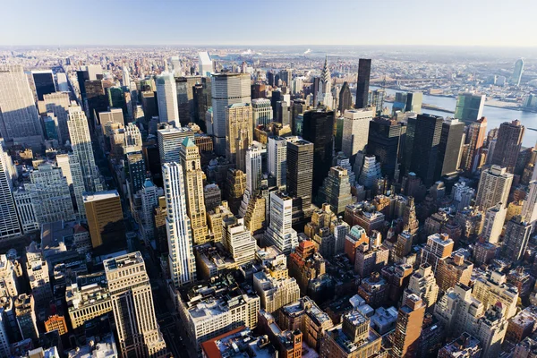 Вид Манхэттен Эмпайр Стейт Билдинг Нью Йорк Сша — стоковое фото