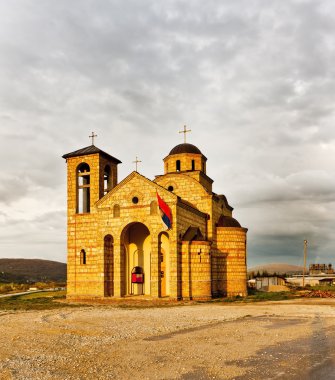 Church near Sargan, Serbia clipart