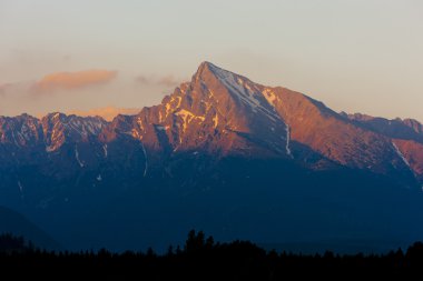 Krivan, Vysoke Tatry (yüksek Tatras), Slovakya