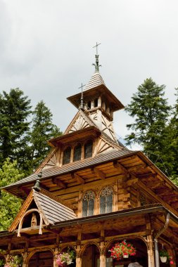 Jaszczurowka Chapel in Zakopane, Poland clipart