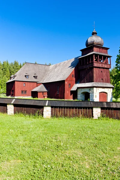 Wooden Church Holy Cross Lazisko Slovakia — Stock Photo, Image