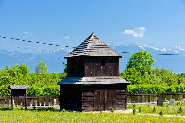 Dzwonnica Pavcina Lehota Słowacja — Zdjęcie stockowe