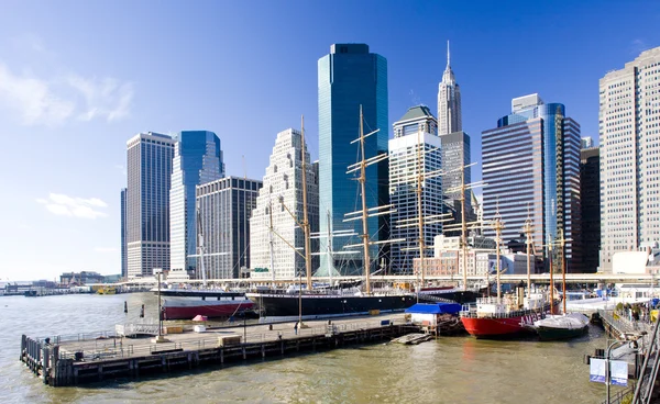 Pier Manhattan Nova Iorque Eua — Fotografia de Stock