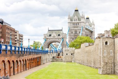 Tower of London and Tower Bridge, London, Great Britain clipart