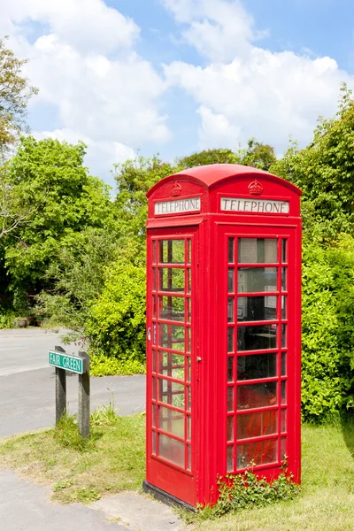 Telephone Booth Reach England — Stock Photo, Image