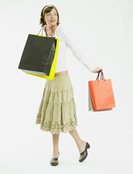 Shopping Girl — Stock Photo, Image