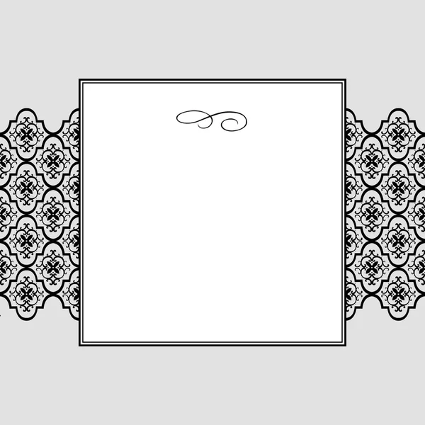 Lace Pattern and Frame — Stock Photo, Image