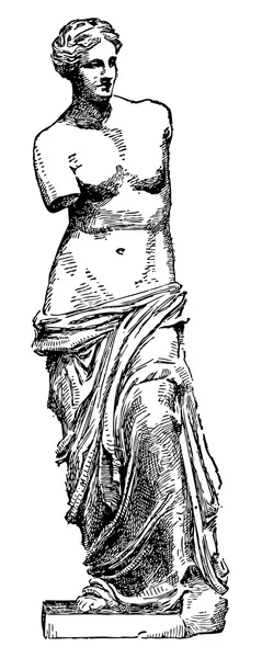 Эскиз Венеры де Мило — стоковое фото