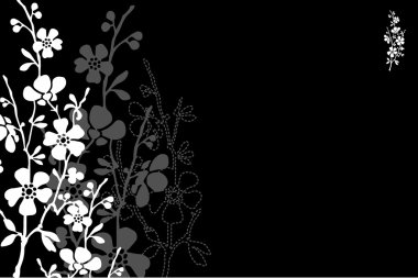  Dark Daisy Background clipart