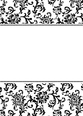  Asian Pattern and White Border clipart