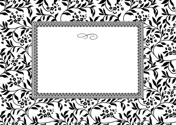Ivy and Blossom Frame — Stock Photo, Image