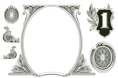  Money Ornaments clipart