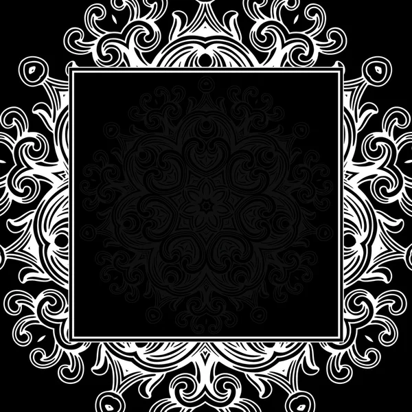 黑色的哥特式框架 — 图库照片