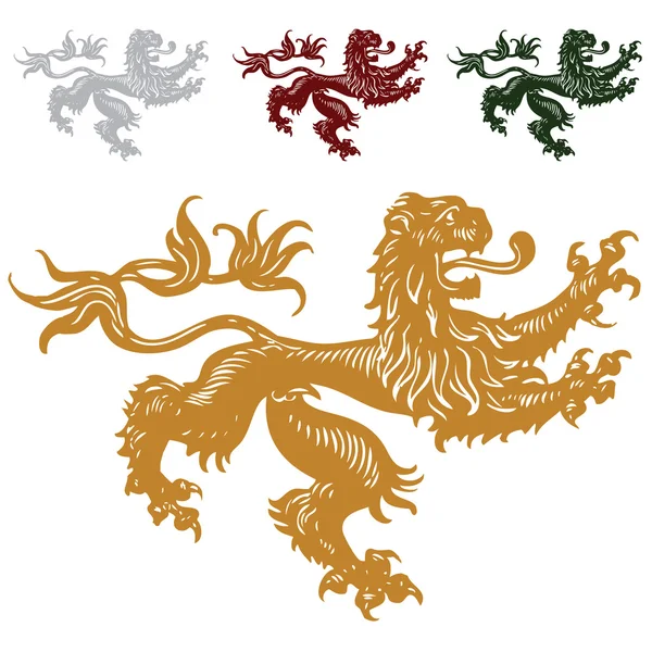 Kungliga lejon Set — Stockfoto