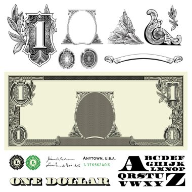  Miscellaneous Money Ornaments clipart