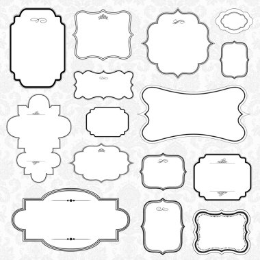 Set of Ornate Frames clipart