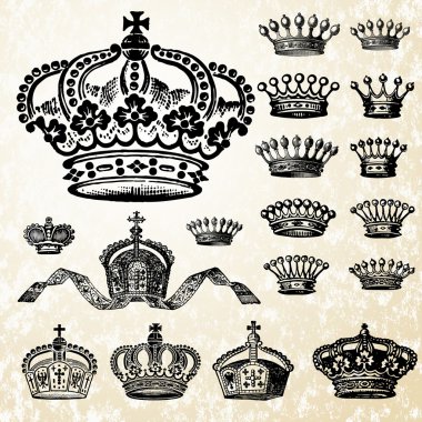  Crown Set clipart