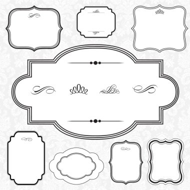  Decorative Frame Set clipart