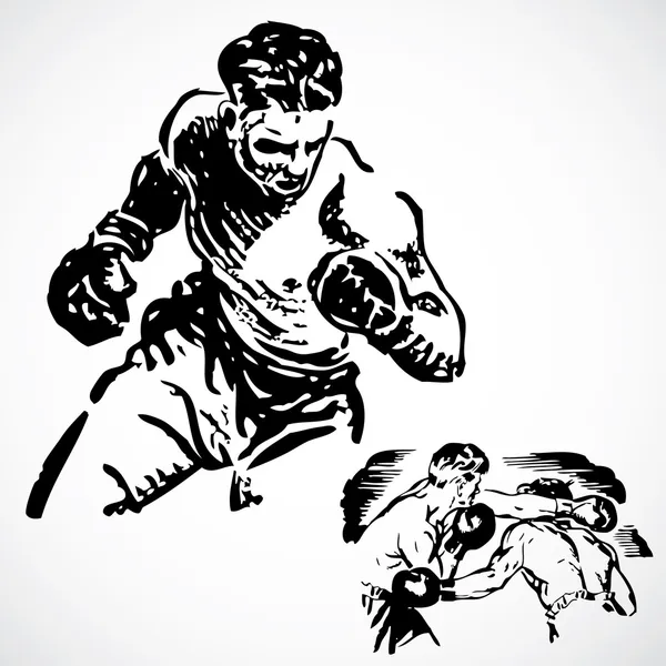 Vintage Boxing Graphics — Stock Photo, Image
