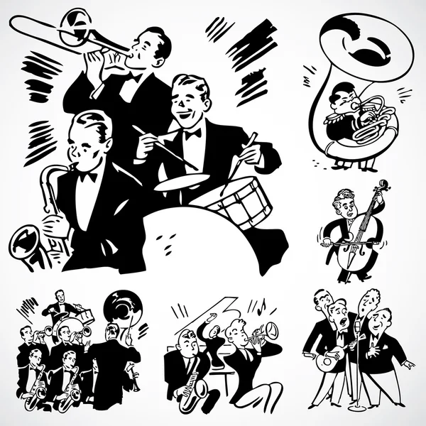Vintage Band e Orchestra — Foto Stock
