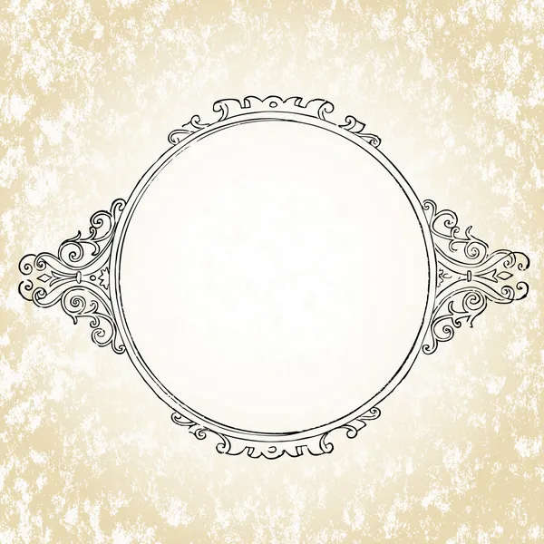 Oval Ornate Frame — Stock Photo, Image