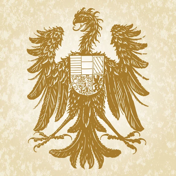 Eagle crest illusztráció — Stock Fotó