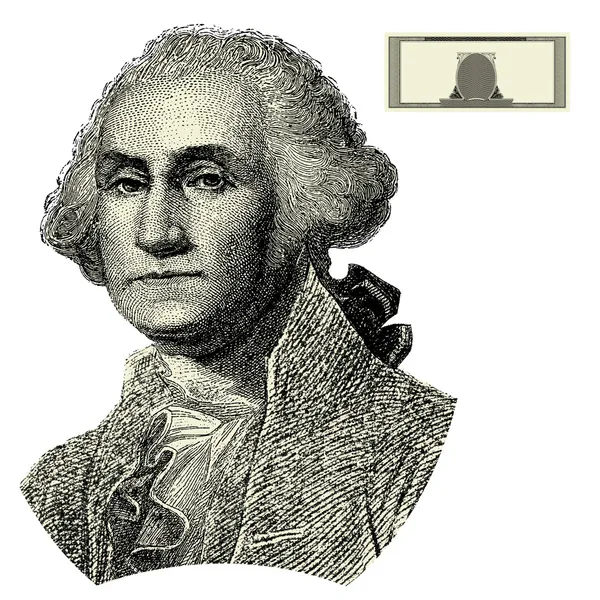 George Washington gravür illüstrasyon — Stok fotoğraf