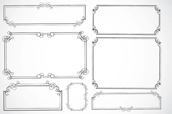 飾り枠セット — ストック写真