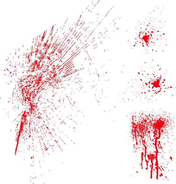 Красные брызги крови — стоковое фото