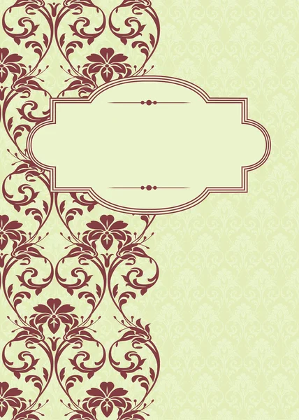 Holiday Frame and Pattern — Stock Photo, Image
