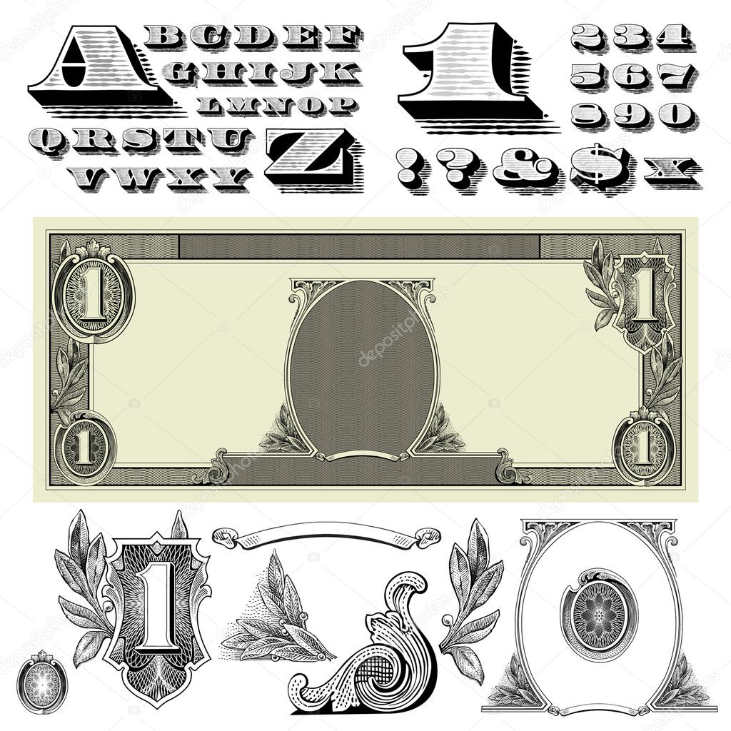  Money Ornaments and Letters