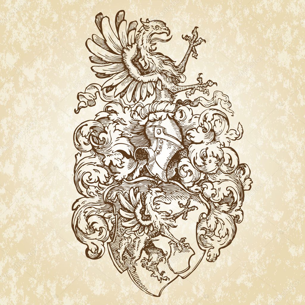 Gothic Eagle Illustration