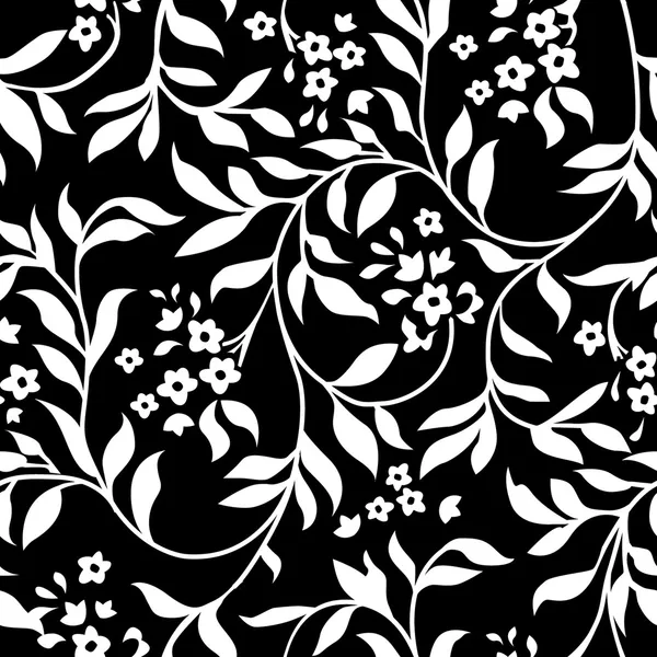 Siyah Ivy desen — Stok fotoğraf