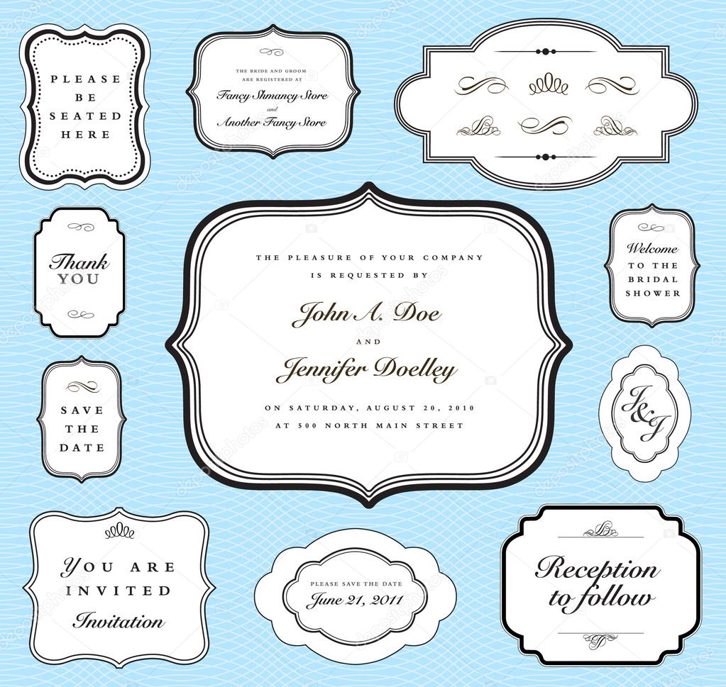  Ornate Frame and Borders Set and Pattern