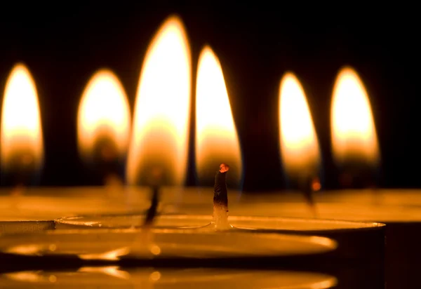 Luce delle candele — Foto Stock
