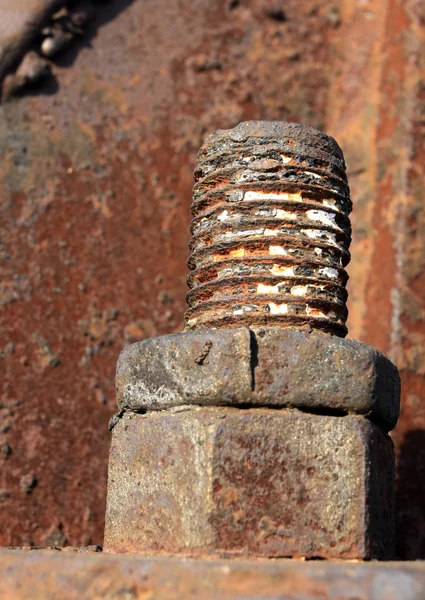 Viejos detalles de construcción oxidada —  Fotos de Stock