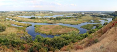 Delta Vorskla River clipart