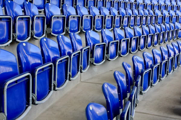 Μπλε θέσεις στο γήπεδο — Φωτογραφία Αρχείου