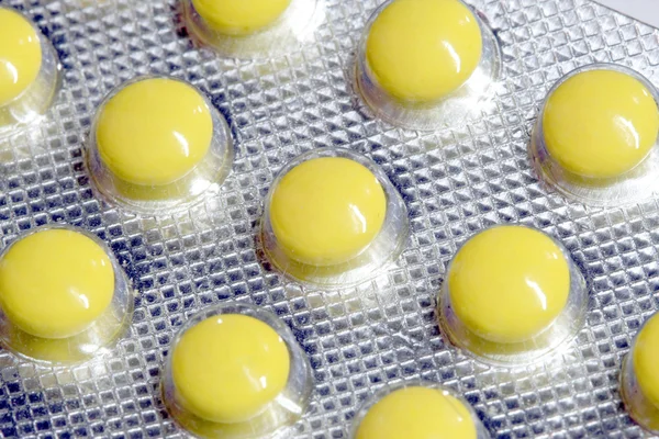 stock image Yellow pills