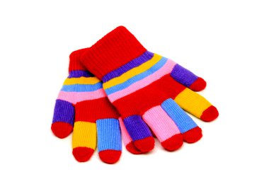 Knited çocuk mitten