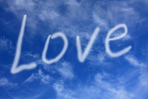 Love on sky — Stock Photo, Image