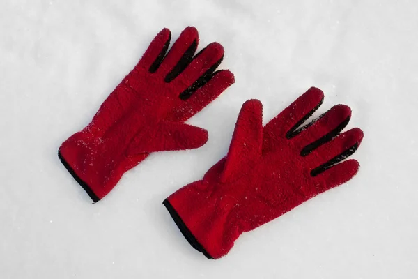 赤い手袋 — ストック写真