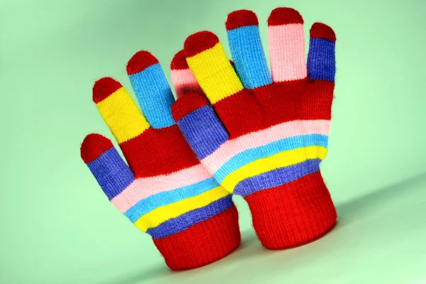 Güzel knited mitten — Stok fotoğraf