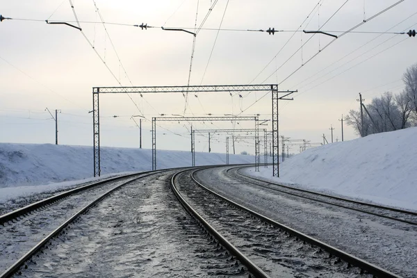 Camino ferroviario libre — Foto de Stock