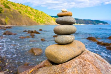 Balanced stones clipart