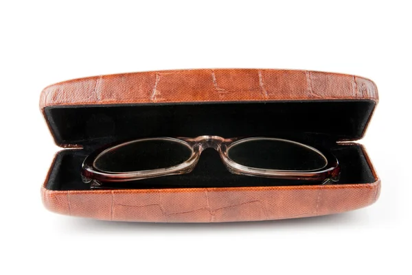 Óculos na caixa — Fotografia de Stock