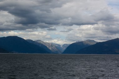 View of Sognefjord, Norway clipart