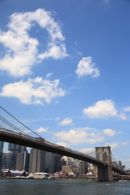 Brooklyn Bridge - New York City Skyline clipart