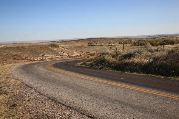 Estrada Wyoming — Fotografia de Stock
