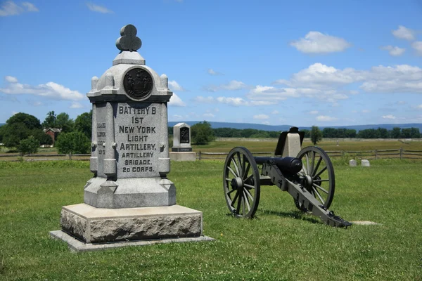 Gettysburg - kriegsschauplatz pennsylvania — Stockfoto
